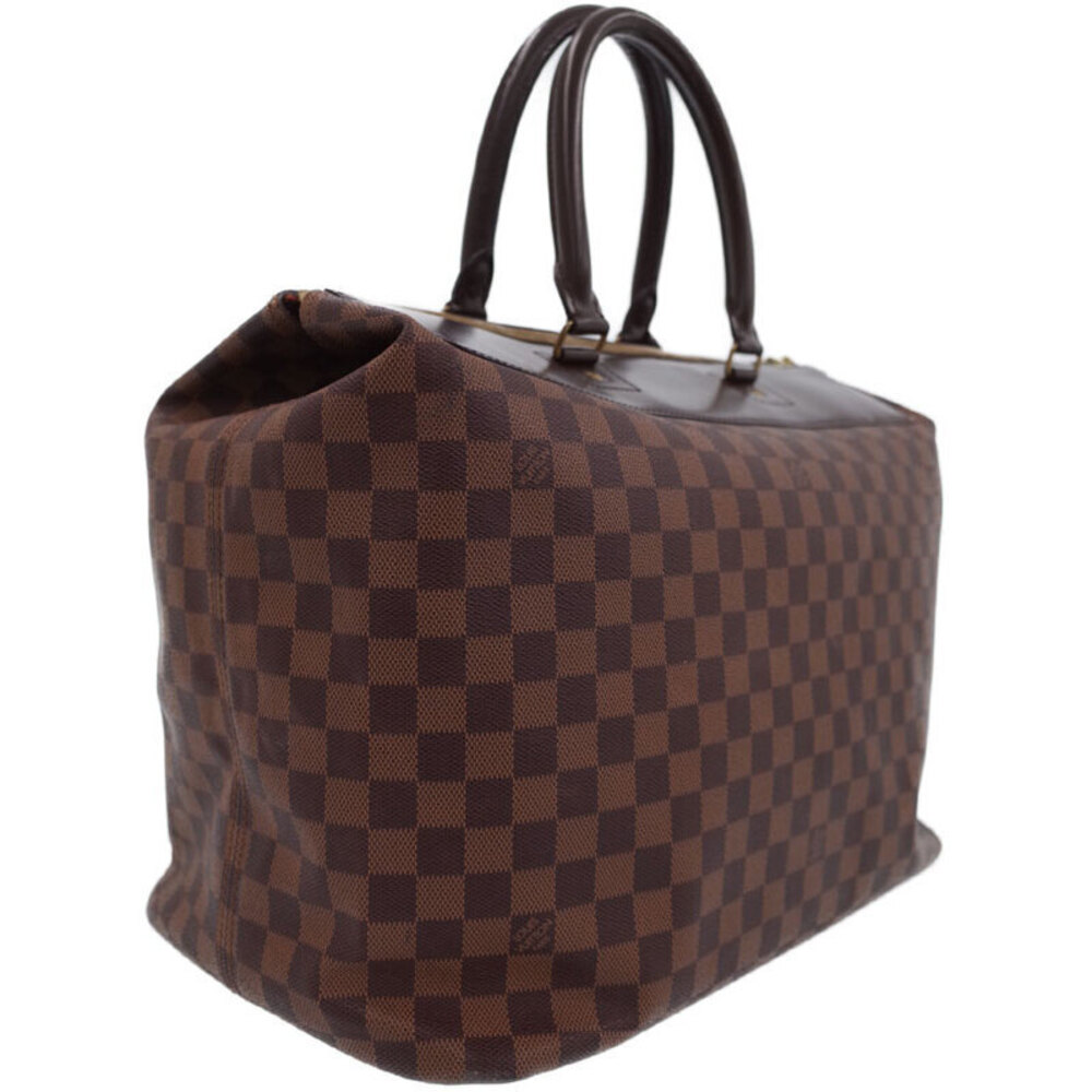 Louis Vuitton Ebene Damier Boston Bag Greenwich Brown